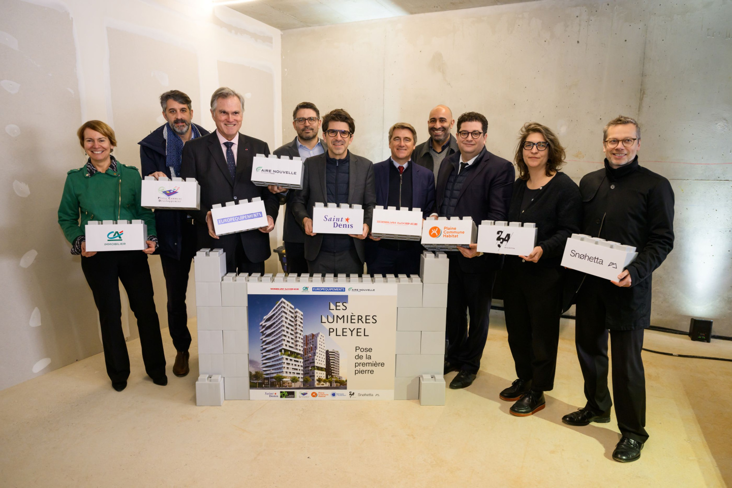 Sogelym Dixence - Première Pierre Les Lumières Pleyel